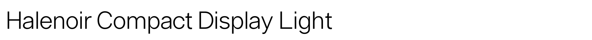 Halenoir Compact Display Light image